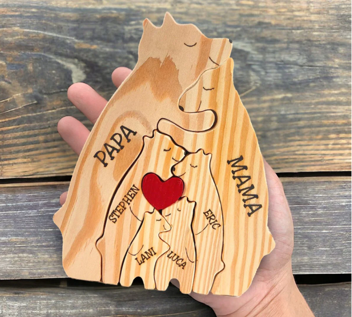 handcrafted-family-wooden-bears-family-puzzle-personalized-wooden