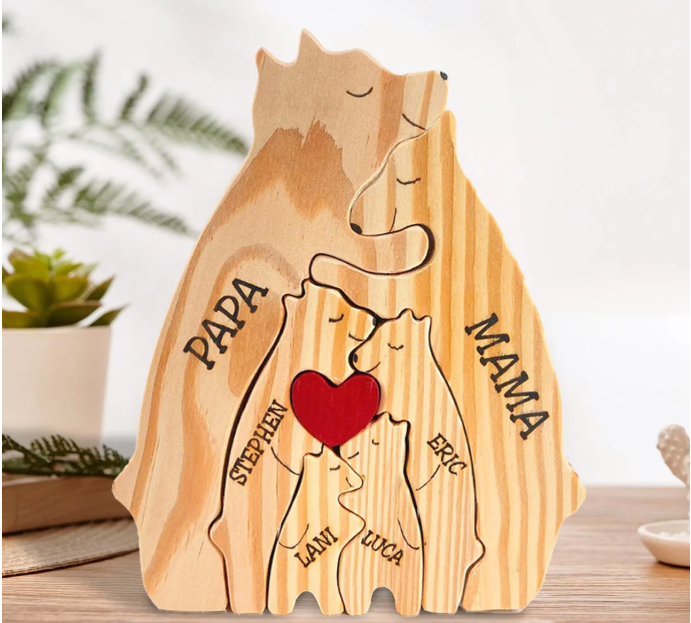 handcrafted-family-wooden-bears-family-puzzle-personalized-wooden