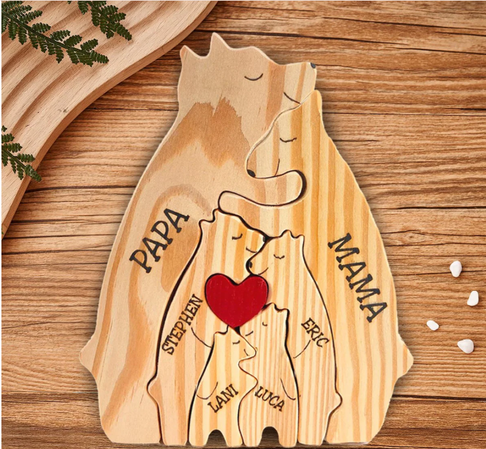 handcrafted-family-wooden-bears-family-puzzle-personalized-wooden