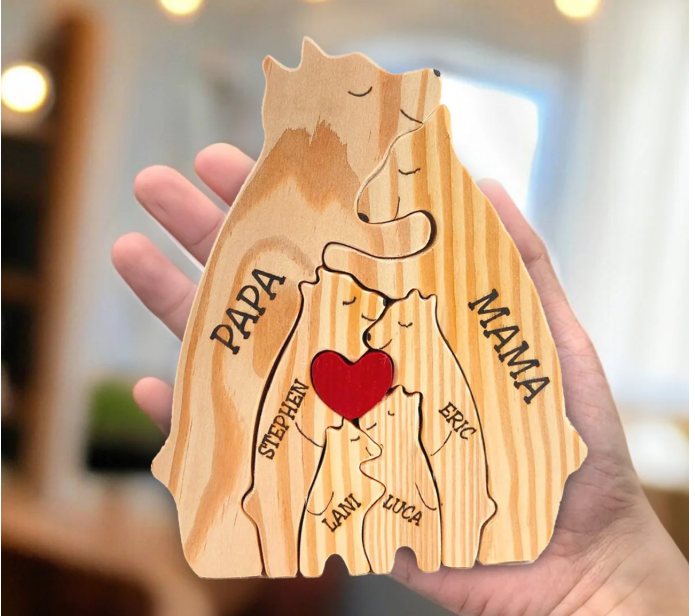 handcrafted-family-wooden-bears-family-puzzle-personalized-wooden